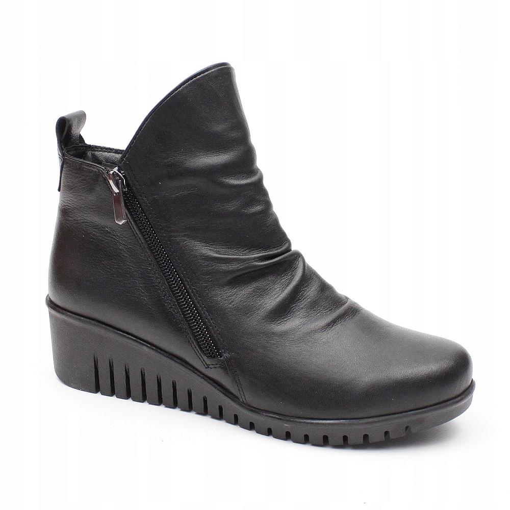 Sokolski Z2003-K Černé Kotníkové Boty Kůže vel. 36