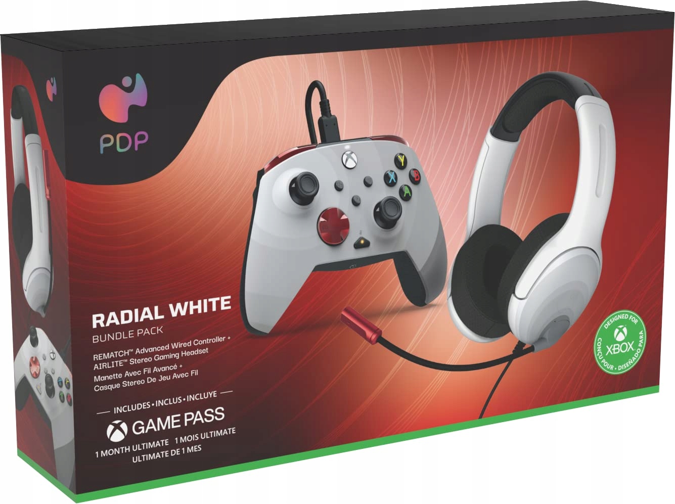 Pdp Xbx Bundle Rematch kontroler and Airlite