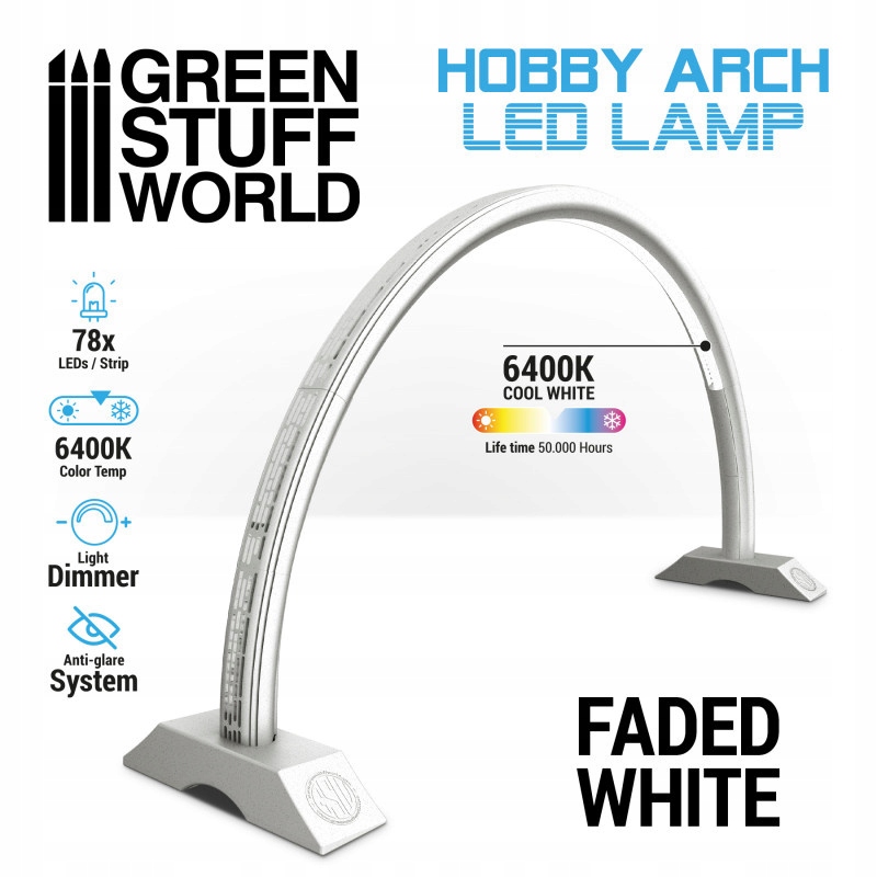 Gsw Hobby Arch Led lampa vybledlé bílé