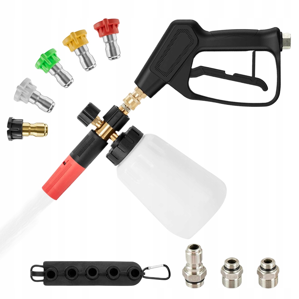 Vysokotlaký Rozprašovač Pěny 4000PSI 5 Trysek Pro Tlakovou Myčku 3GPM