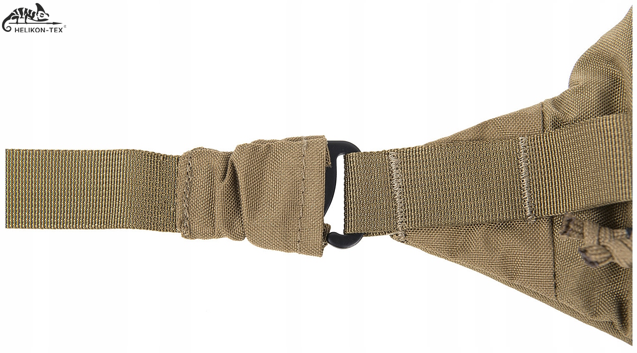 SASZETKA NERKA MĘSKA BIODROWA BANDICOOT HELIKON TURYSTYCZNA COYOTE Wzór dominujący logo