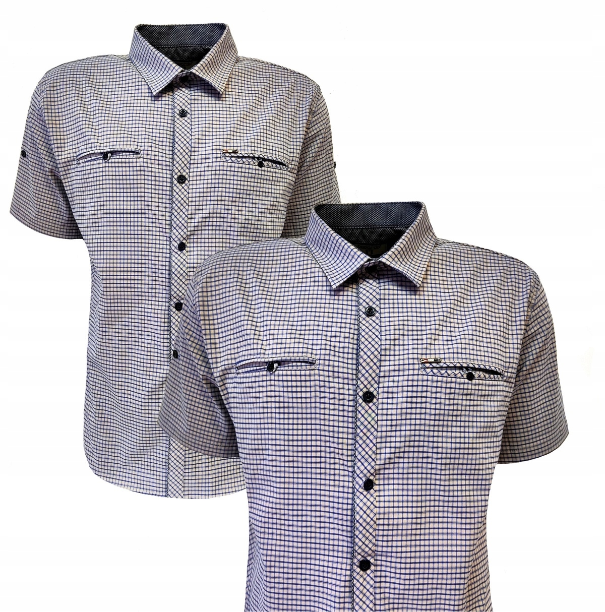 Pánská košile bavlna s kostkovaným vzorem 6XL Camel Bagarda