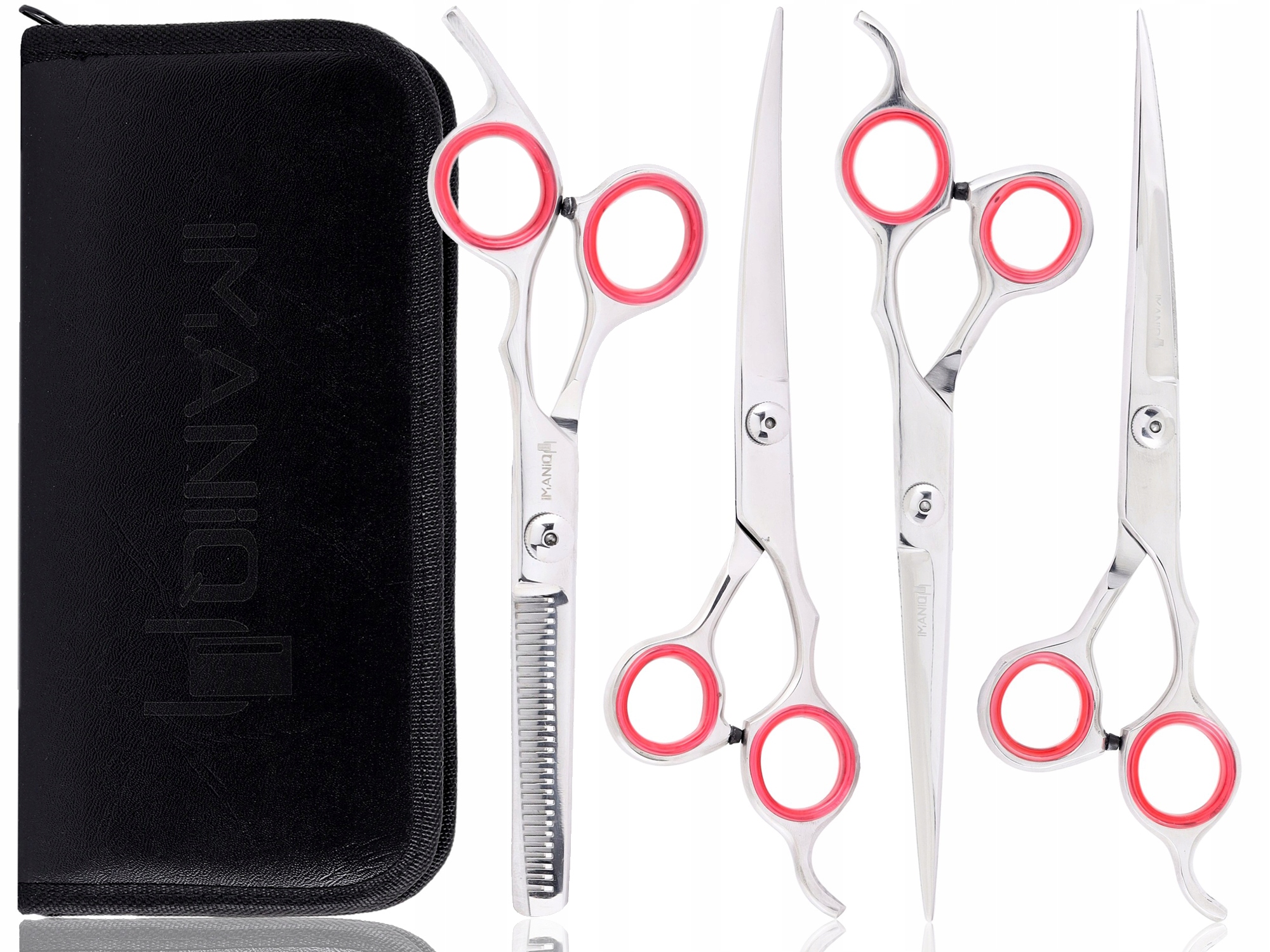 Sada kadeřnických groomerských nůžek na degustace pouzdro do salonu kanceláře