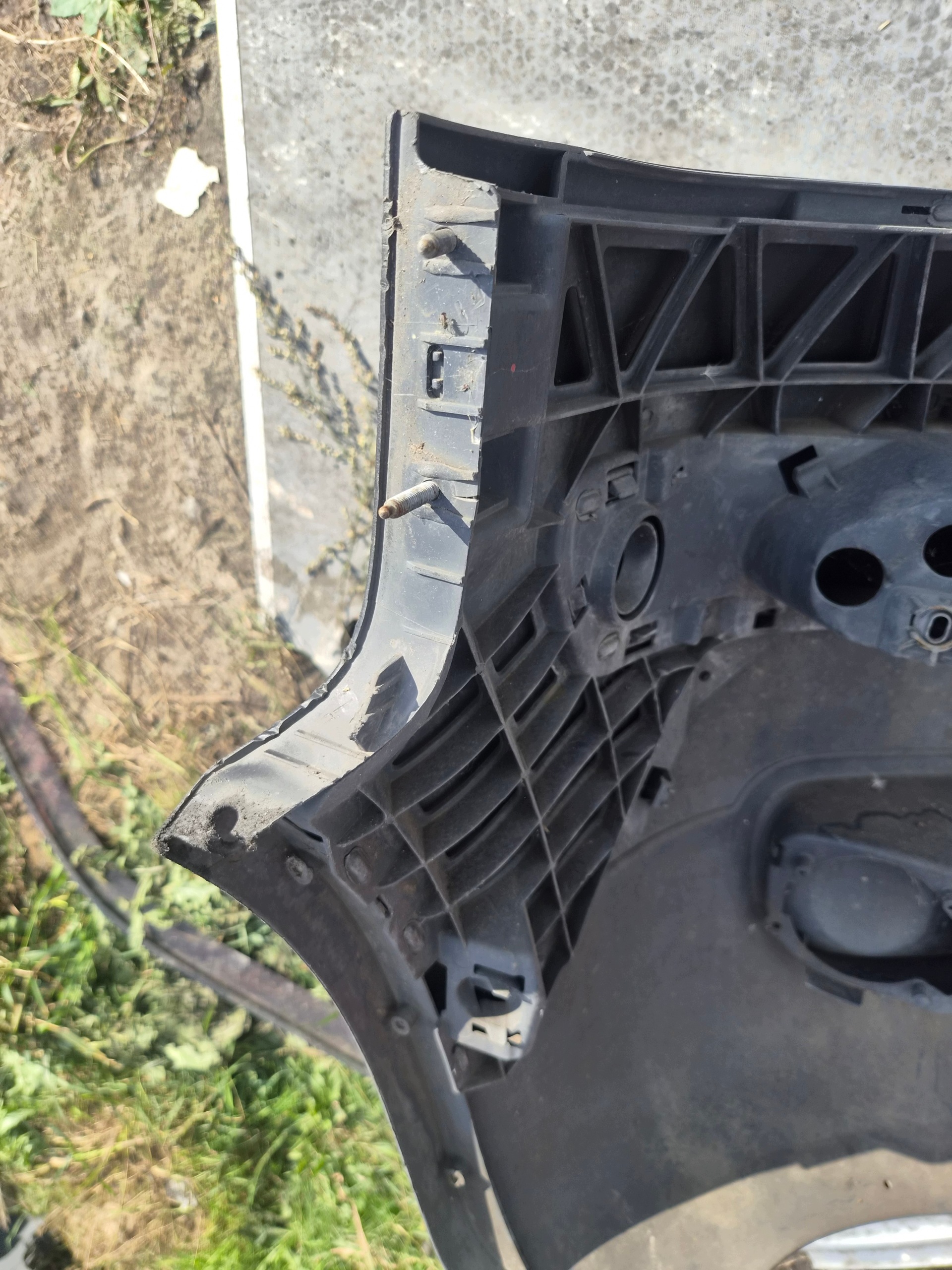VW T5 Frontstoßstange vorne Transporter schwarzer struktura
