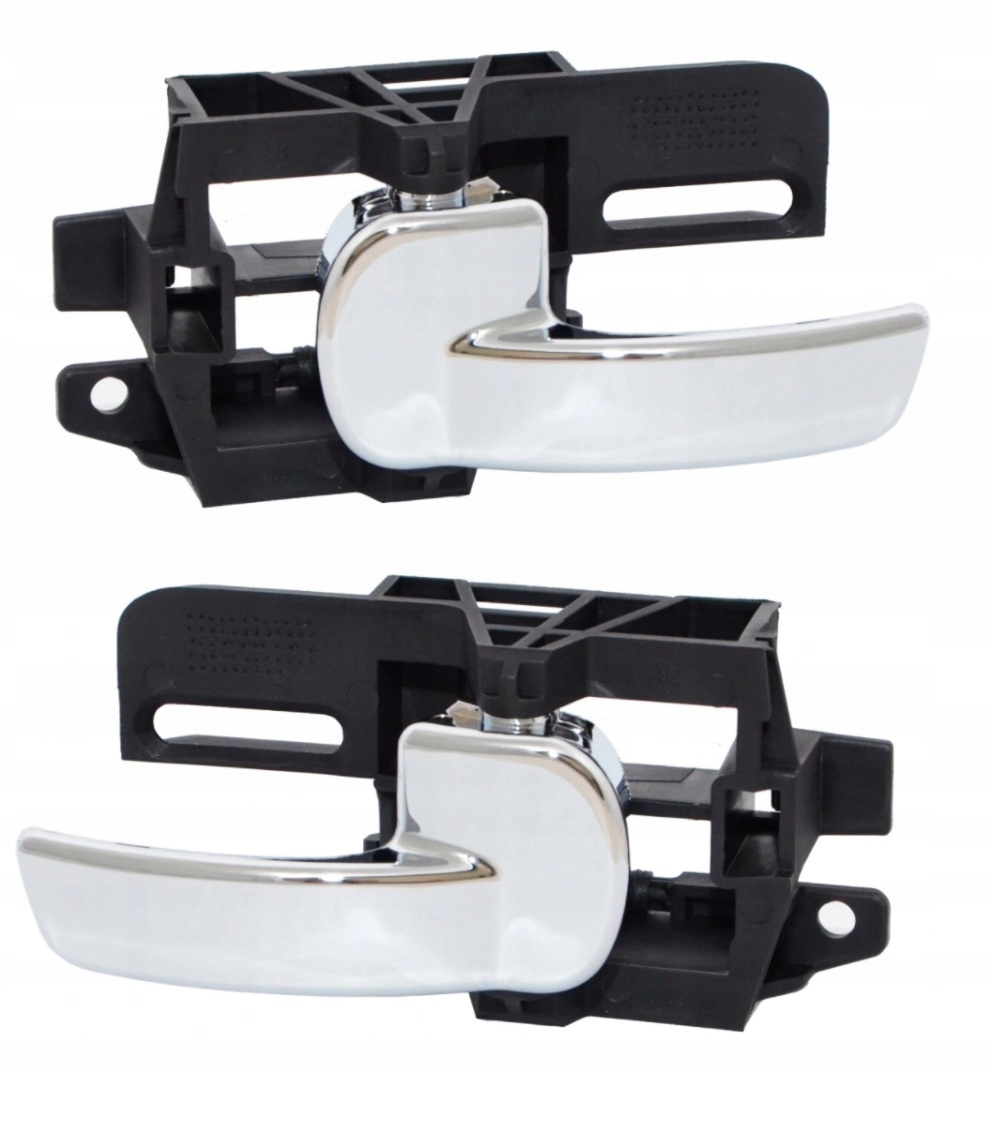 NISSAN QASHQAI KLAMKI WEWNĘTRZNE CHROM PRZÓD / TYŁ