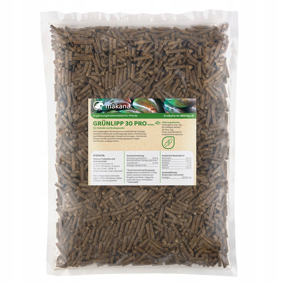 Makana Grünlipp – wsparcie stawów, aparat ruchu dla koni horse 1kg