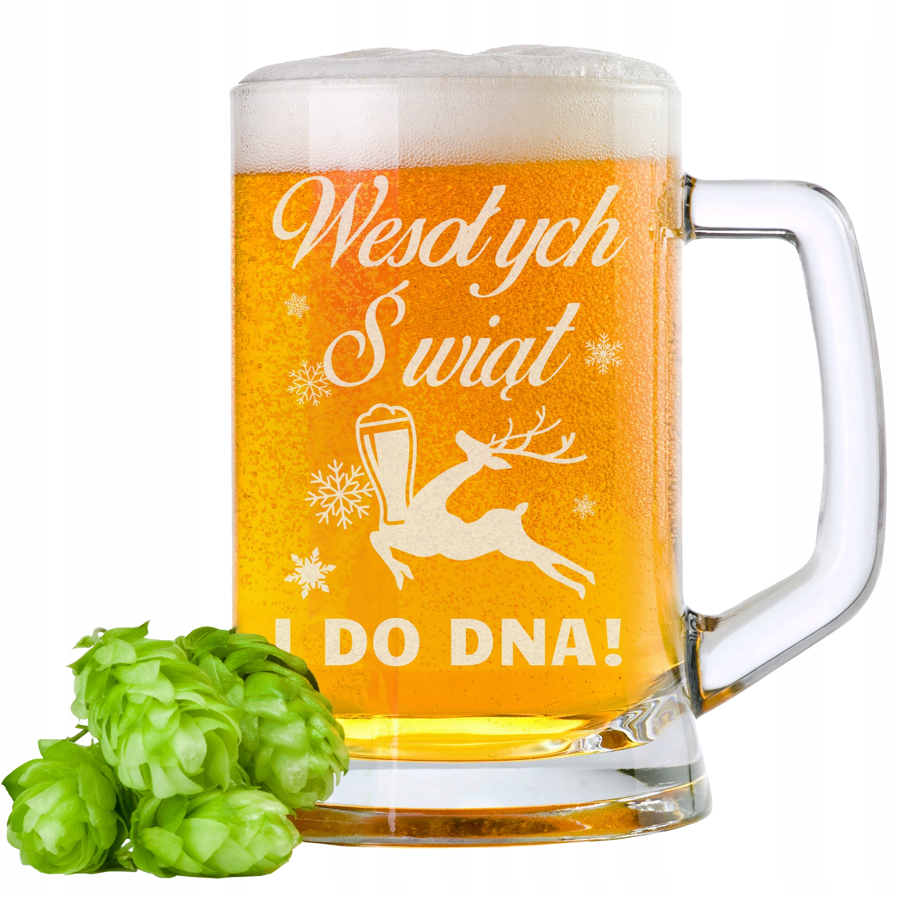 

Kufel Do Piwa Z Grawerem Święta Gwiazdka