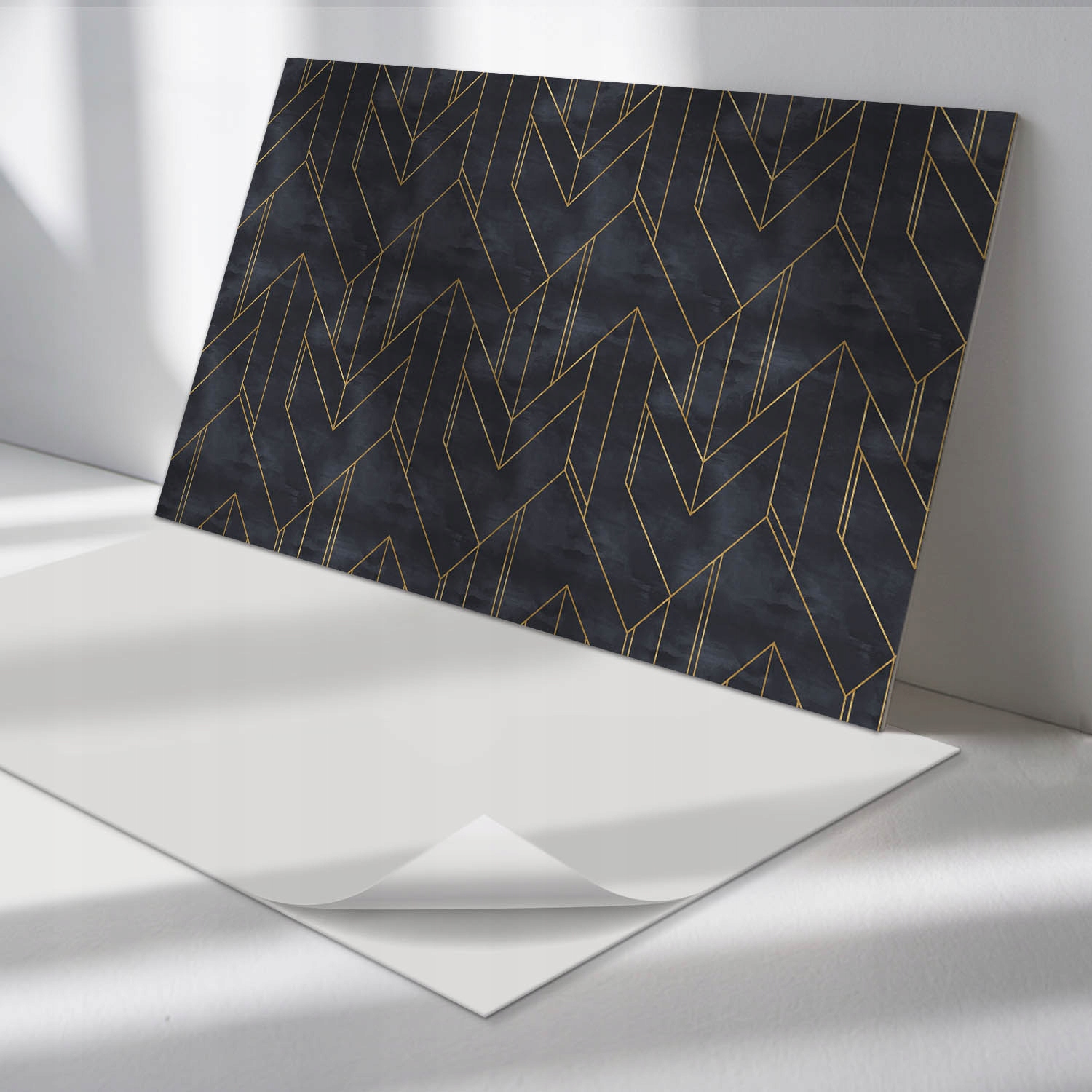 Balíček samolepiacich panelov Geometria línií a tvarov 6 ks 60x30 cm