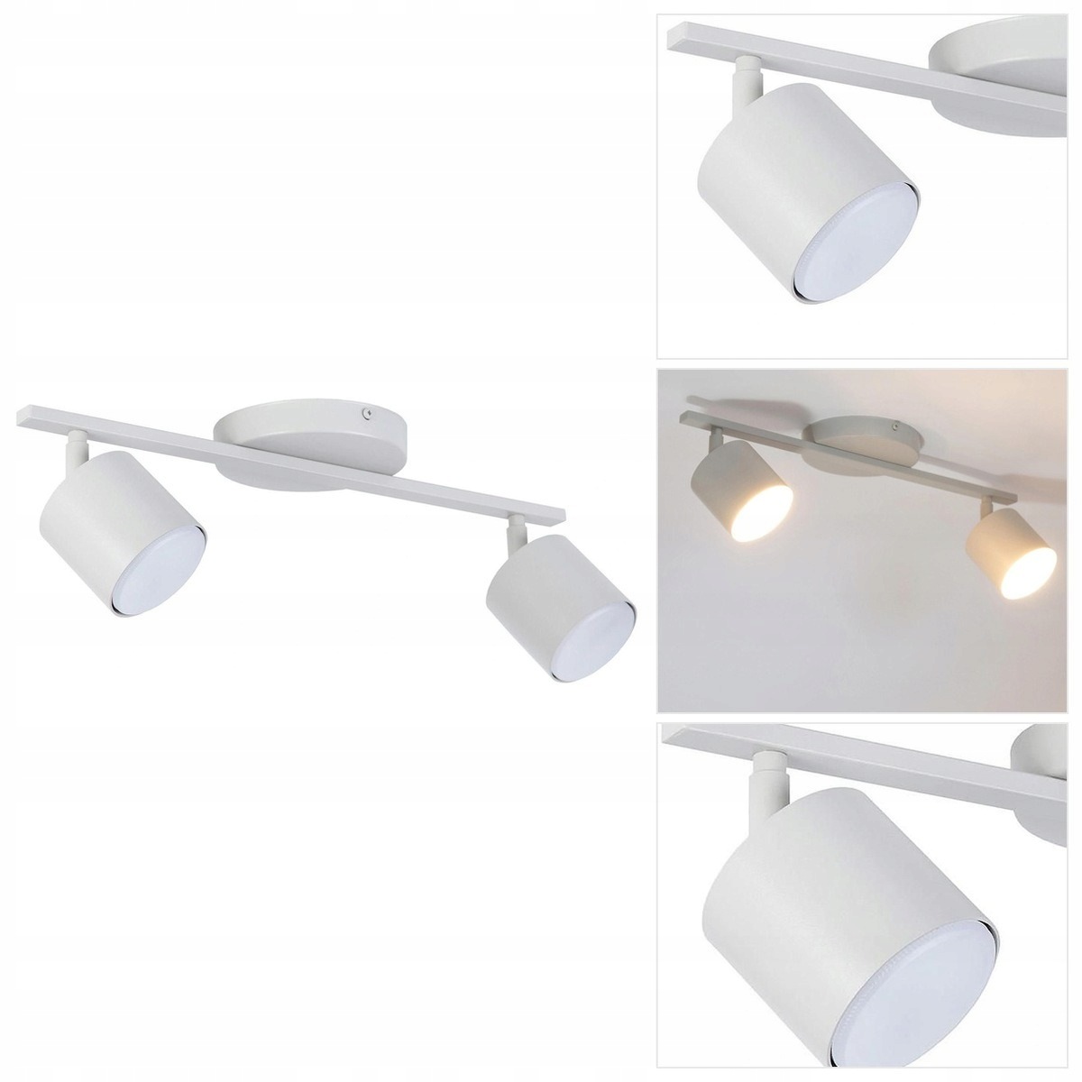 Béžový reflektor Mila 2 – moderní pohyblivý bod v obývacím pokoji Sigma Lighting