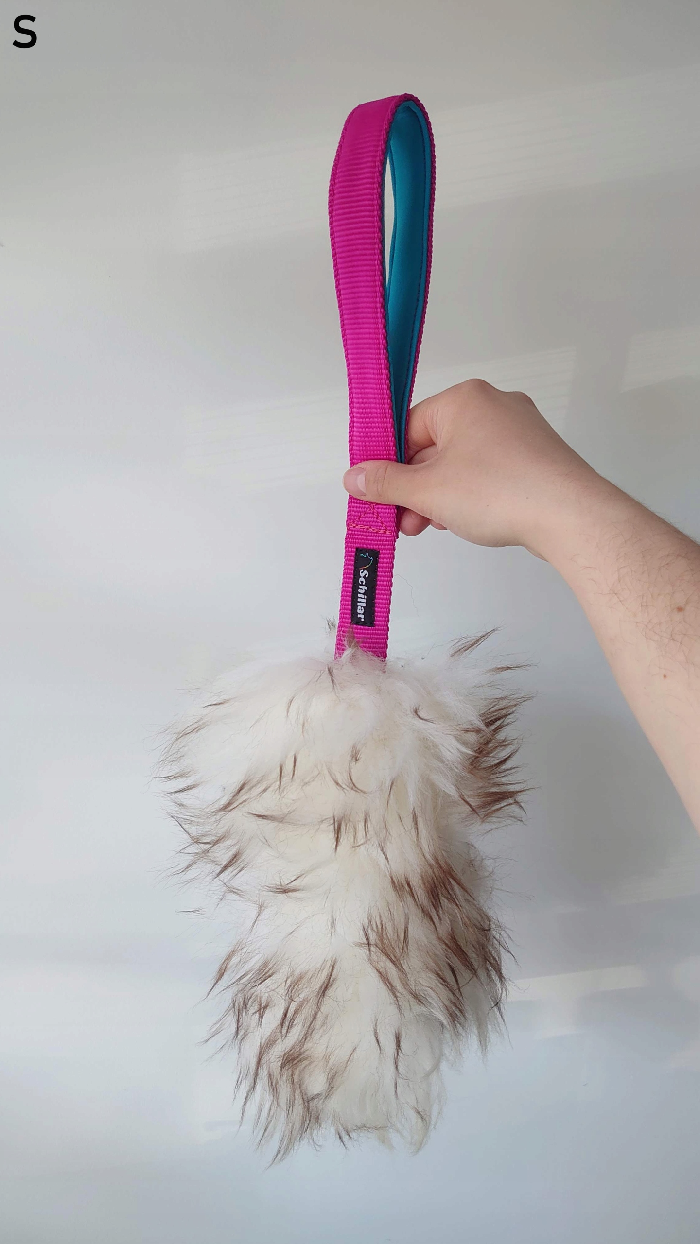 Levně Přetahovadlo hračka z přírodní ovce velikost L pro psa, barevný muflon