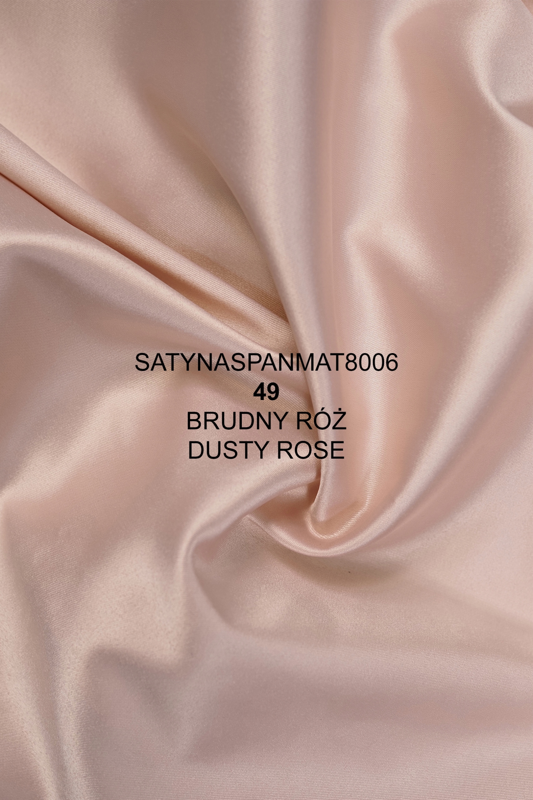Cienka Satyna Podszewkowa SPANDEX8006 Różowy 49
