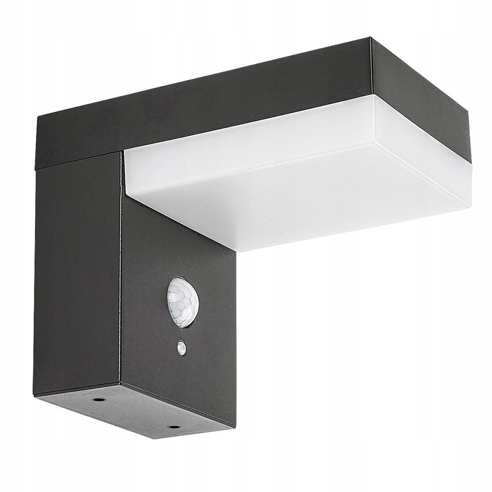 Solární Led nástěnné svítidlo 6W s čidlem Zrebar 77009 Rabalux