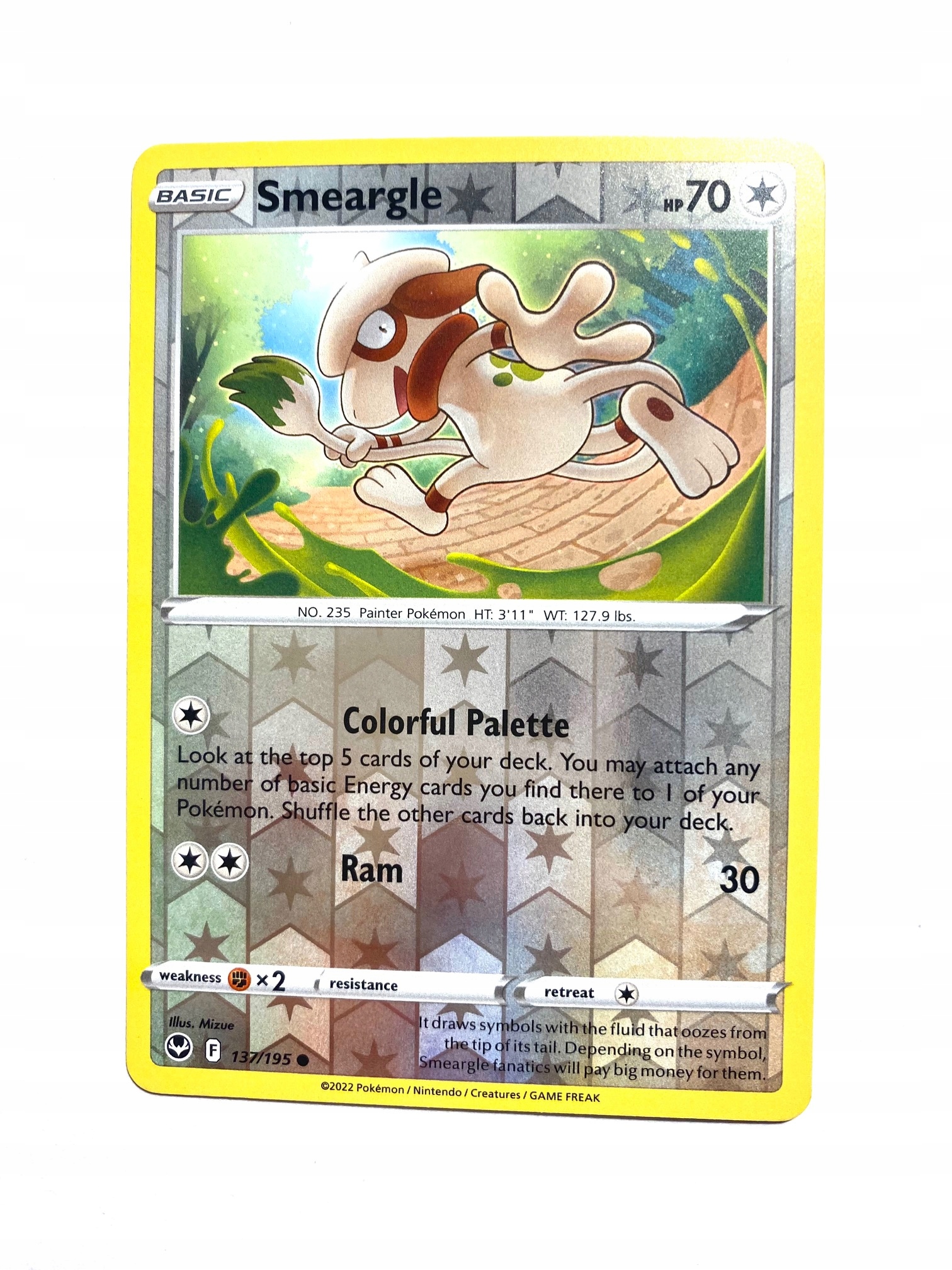 Silver Tempest reverse 137/196 Smeargle