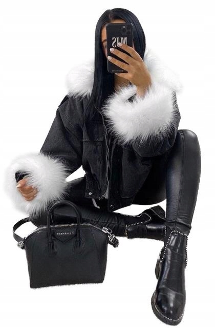 

Kurtka Jeansowa Z Futerkiem Katana Futerko Miś S