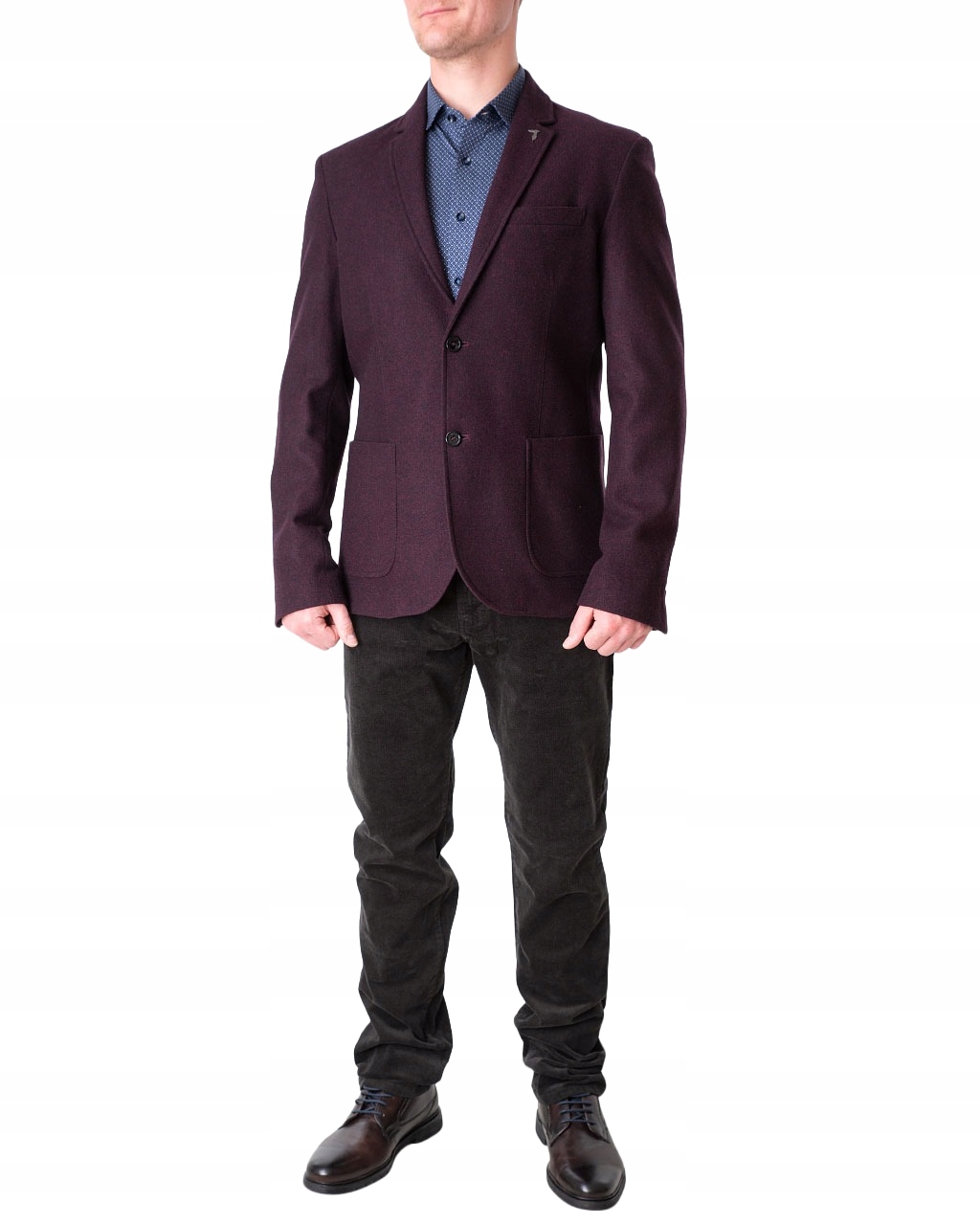 Bugatti Černé Pánské Kalhoty Casual Rovné Dlouhé 33/30 6BA