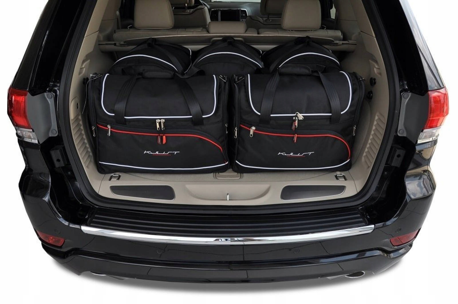J&j Automotive Sada 5ks cestovných tašiek Aero pre Jeep Grand Cherokee 201