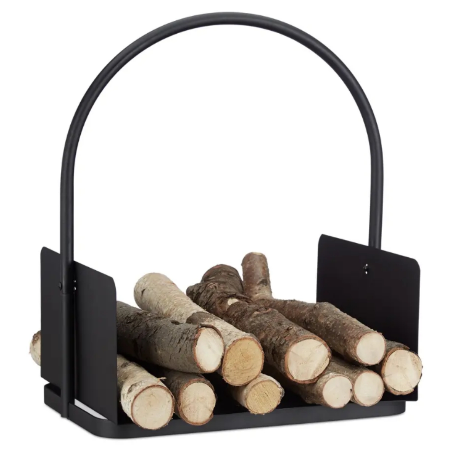 METALOWY STOJAK KOSZ NA DREWNO KOMINKOWE OPAŁOWE REGAŁ DO KOMINKA PRZENOŚNY Marka inna