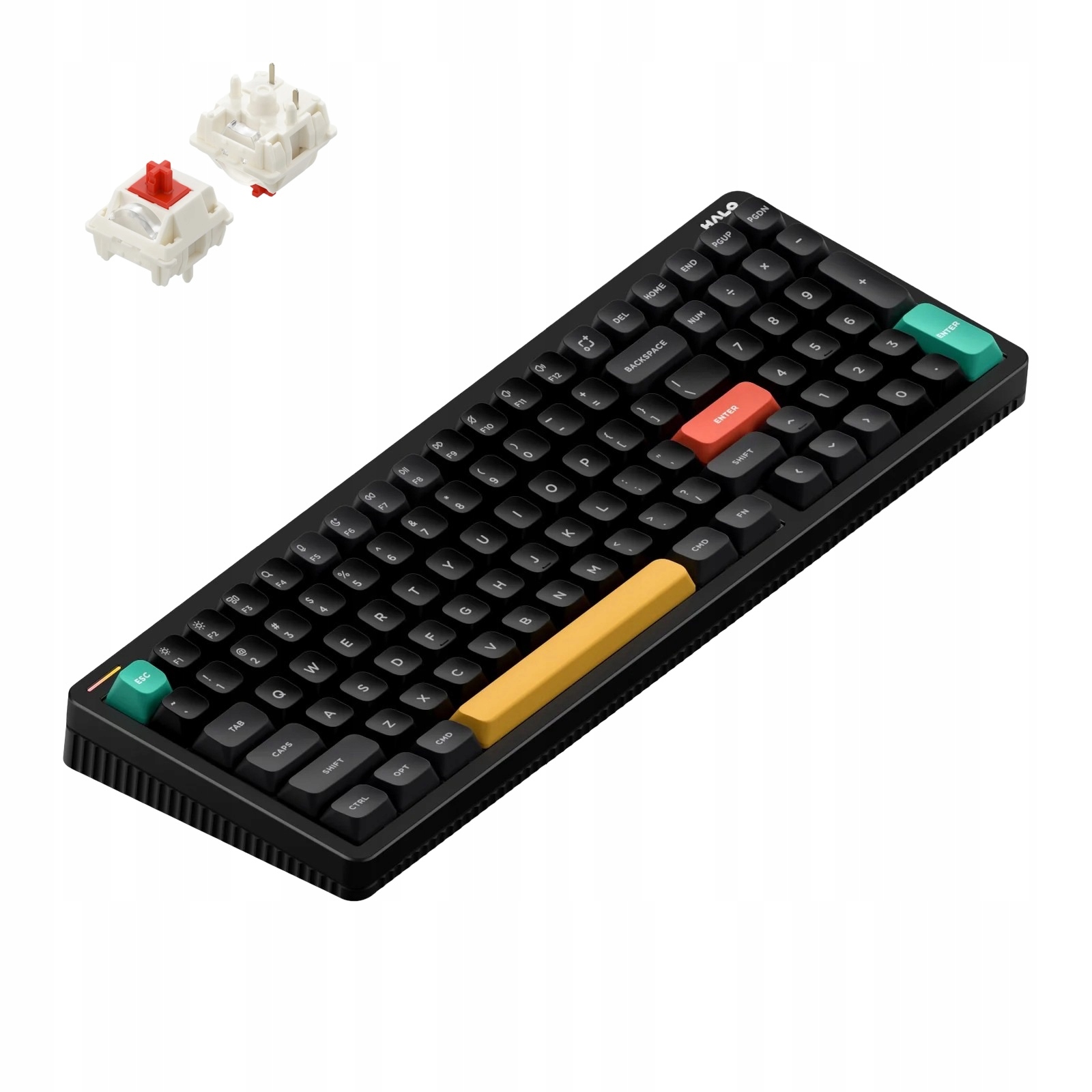 Bezdrátová mechanická klávesnice NuPhy Halo Io Series Red Max