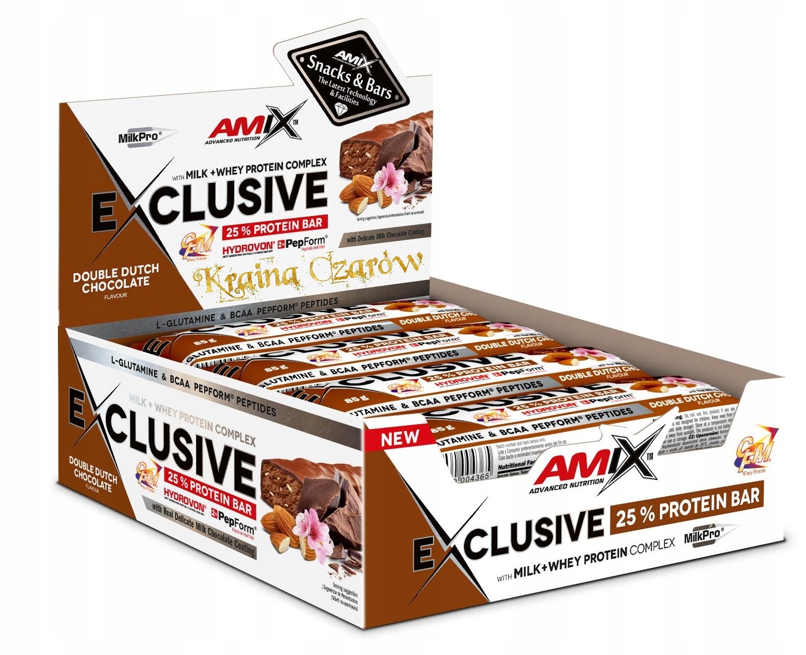 Amix Exclusive Proteinová Tyčinka 12x85 Čokoláda