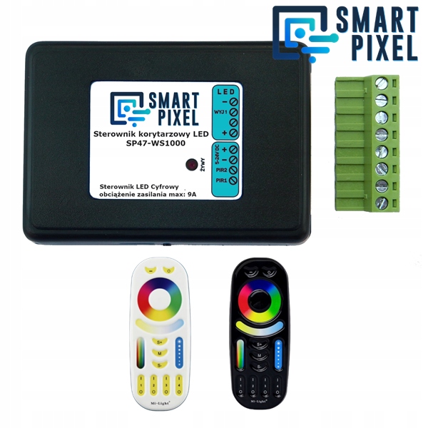 Koridorový ovládač SmartPixel SP47-WS1000 pre digitálne Rgb Led pásky