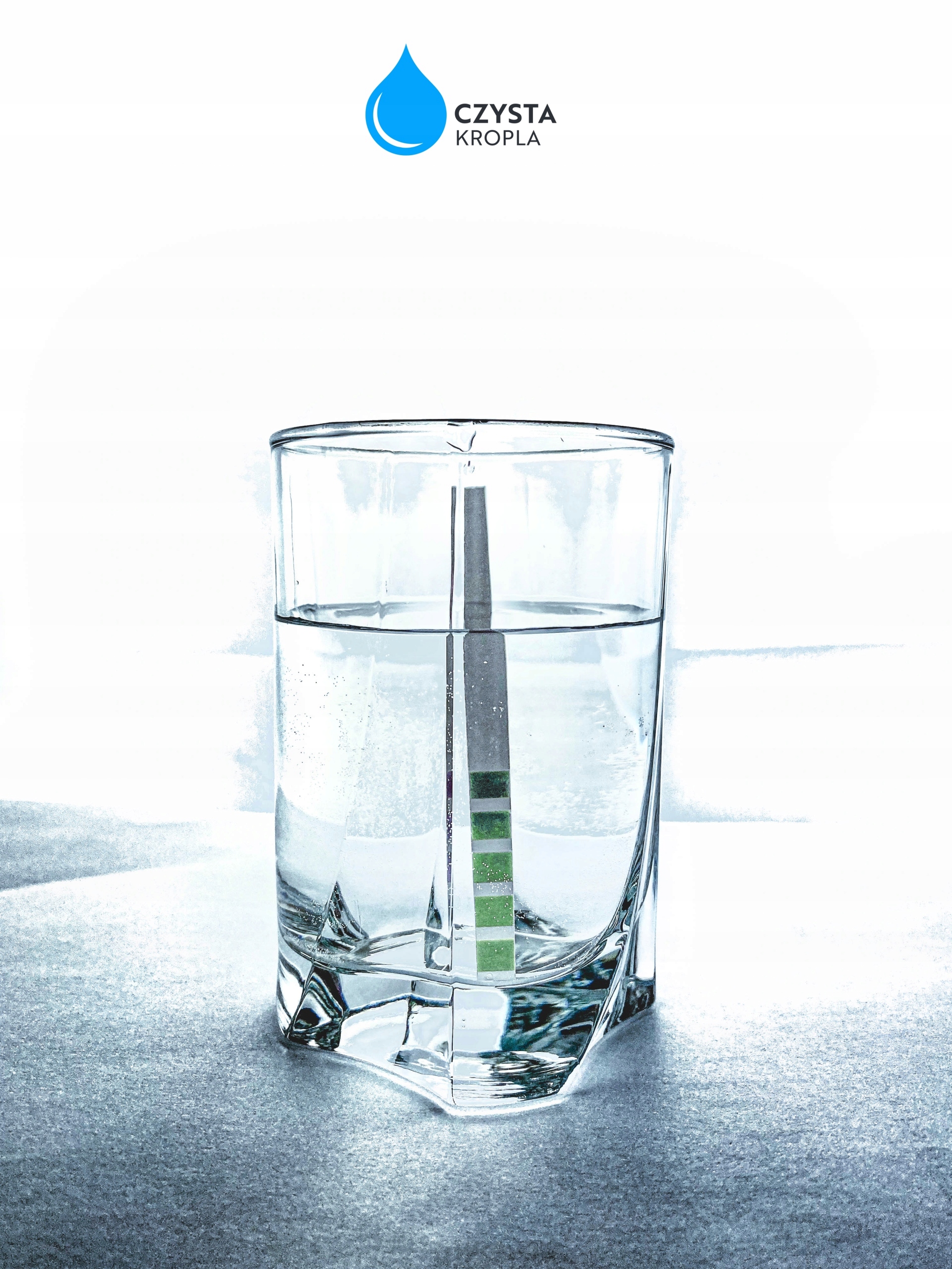 PASKOWY TESTER TWARDOŚCI JAKOŚCI WODY SZYBKI Kolor dominujący biały