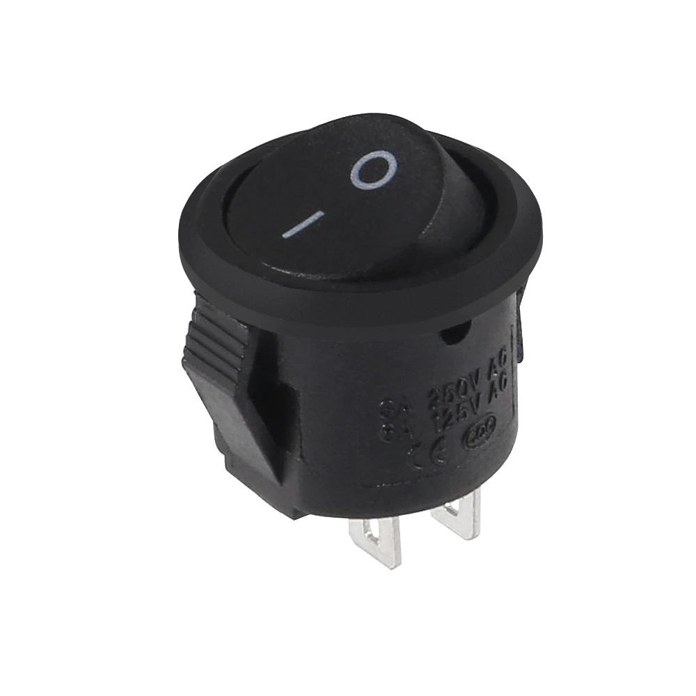 

Włącznik Meblowy Mini Kołyskowy 250V 50Hz 2A Czarn