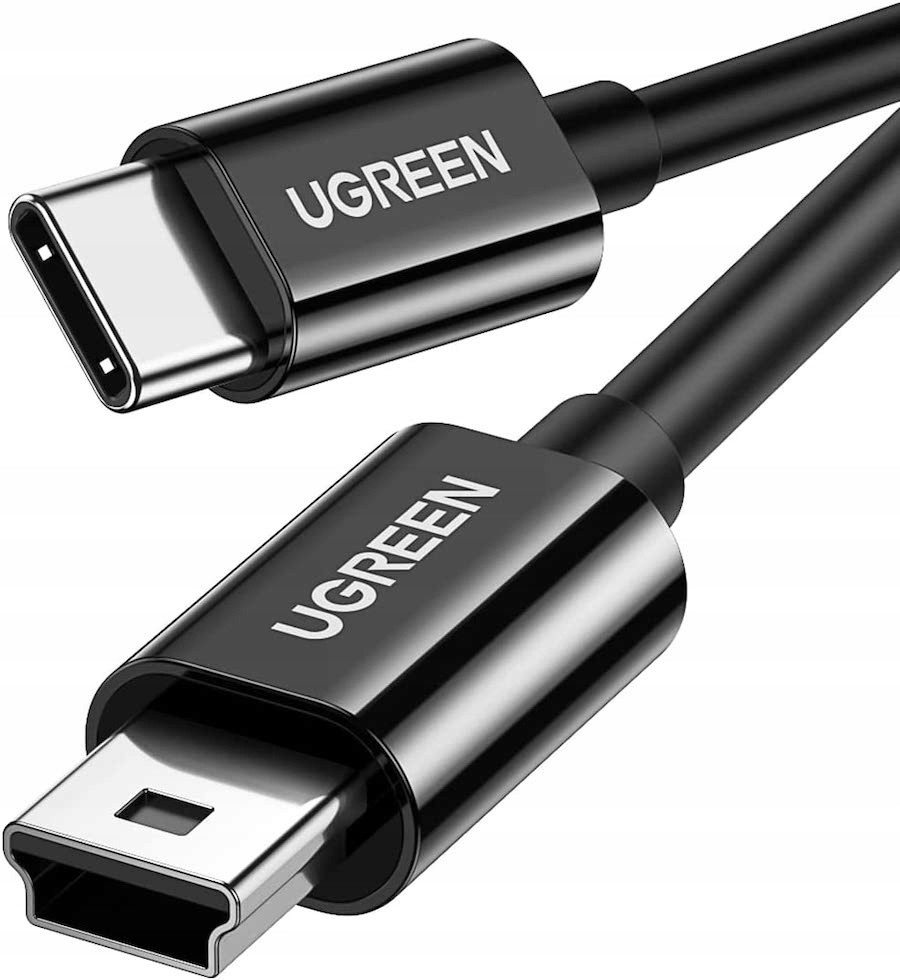 Ugreen Kabel Usb-c Mini Usb B 2.0 2A Thunderbolt 3/4, 100 cm, 1m