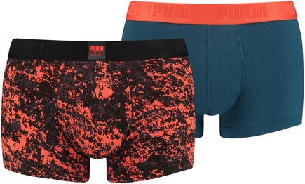 

Puma Bokserki Męskie Trunks 2P Blue/orange r. M