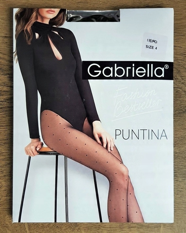 

Gabriella Puntina Nero Rajstopy W Kropki 3 M
