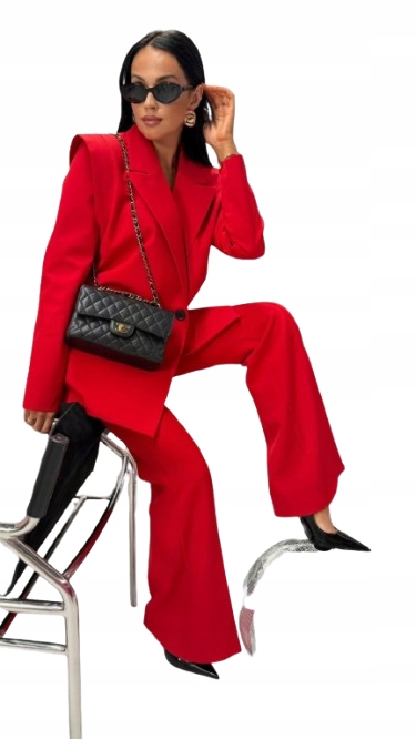 Kalhoty Classy La Milla S Červená