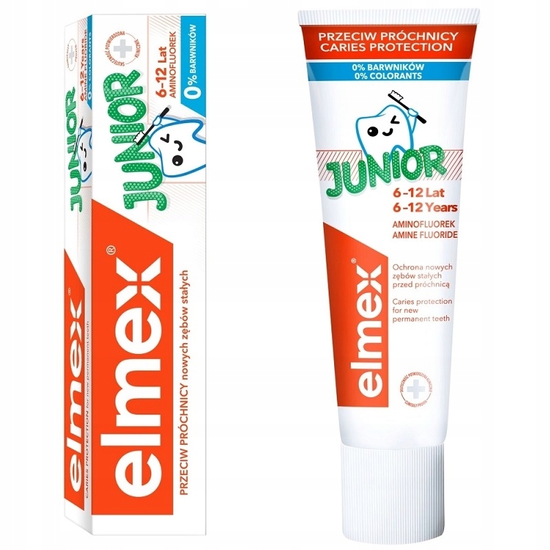

Elmex Junior pasta do zębów dzieci 6-12 lat 75ml