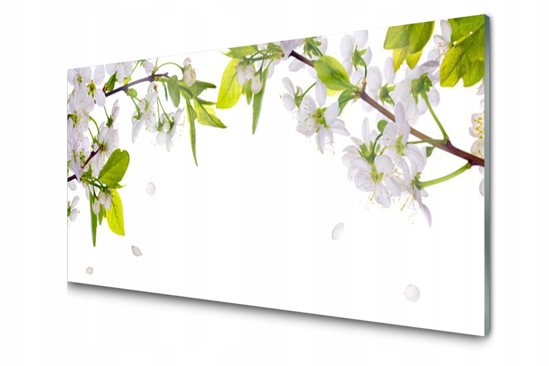 

Panel szklany dekoracyjny Płatki Kwiaty 100x50