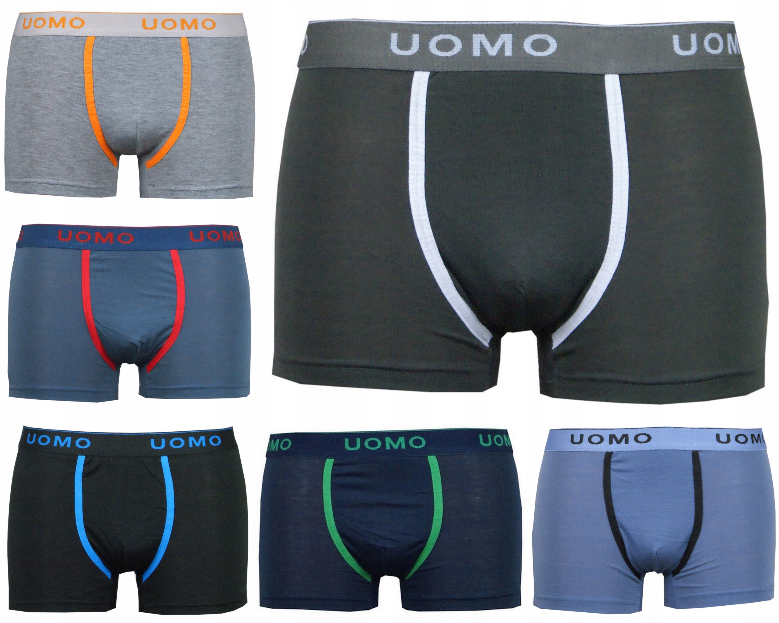 MG# 10 x BOKSERKI męskie UOMO bawełna XXL Rozmiar XXL
