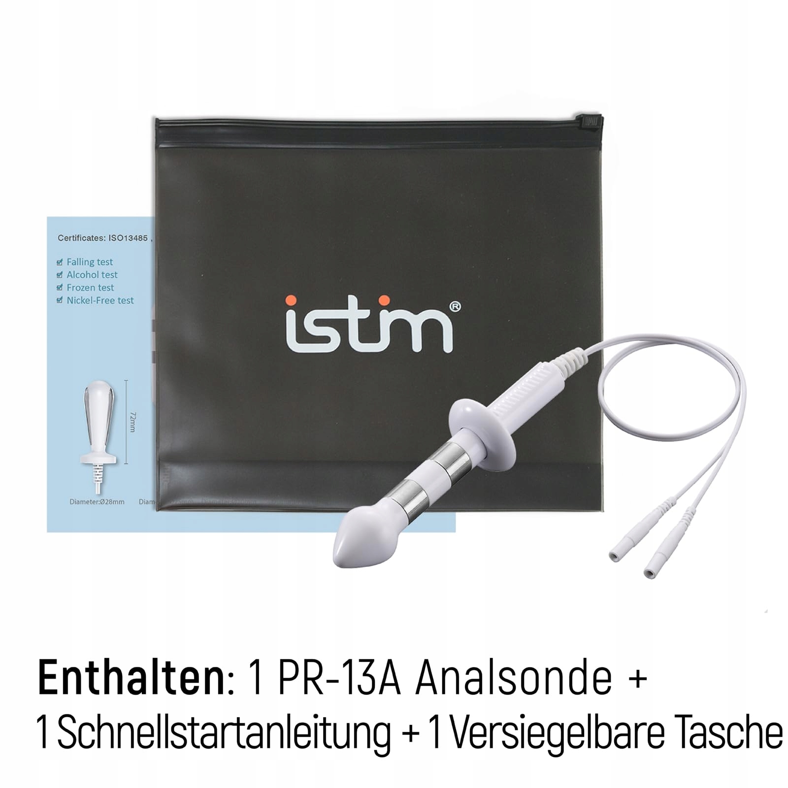 iSTIM PR-13 Sonda Analna Do Ćwiczeń Kegla Wzmacnia Mięśnie Dna Miednicy — miniatura 5