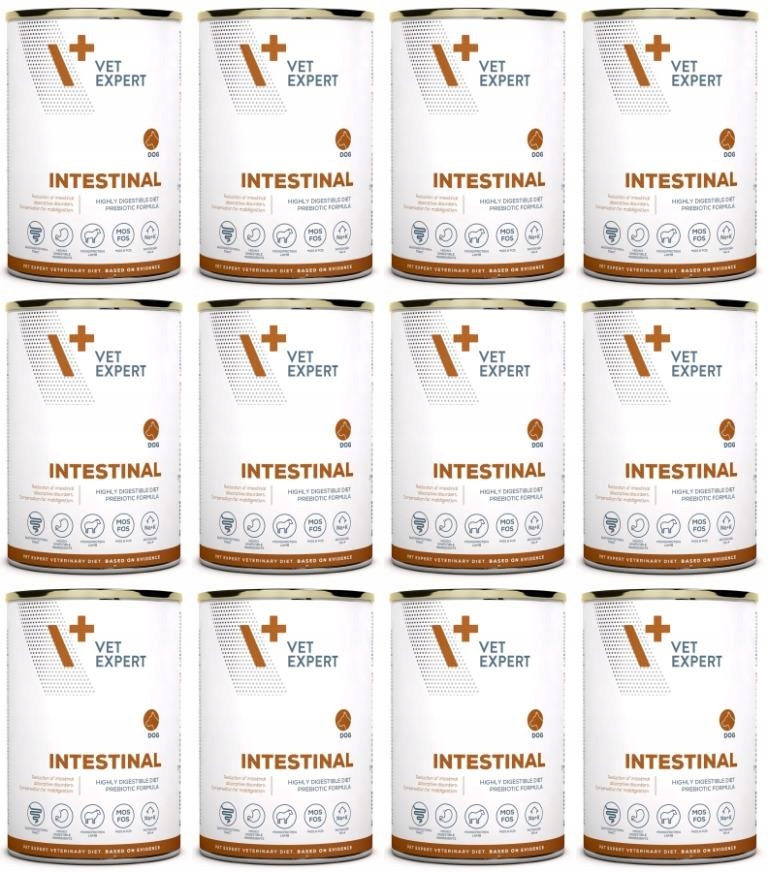 4T VetExpert Dog Intestinal puszki 12 x 400 g