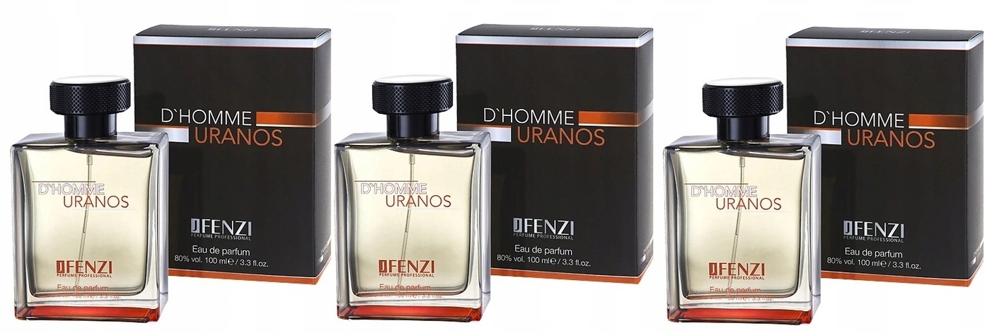 JFenzi D'homme Uranos 3x100ml Edp Men Dárek