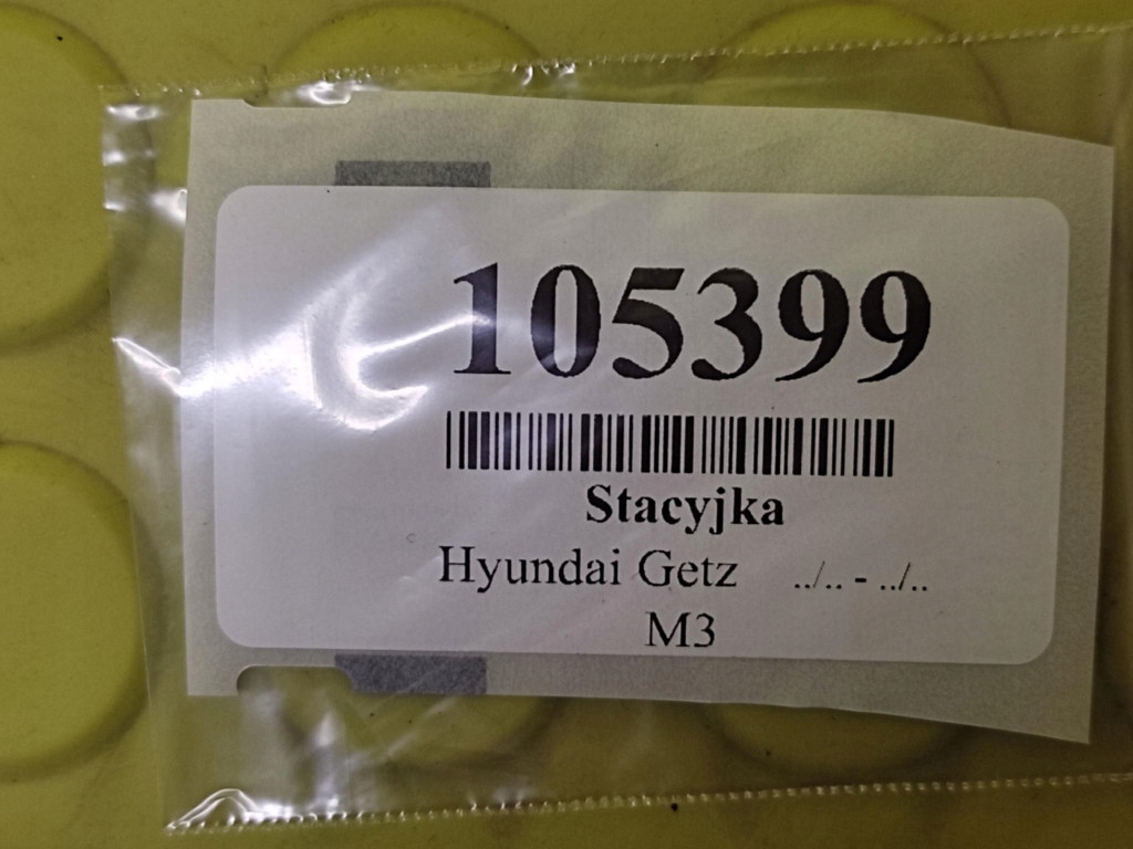 HYUNDAI GETZ 1.5 CRDI ignition