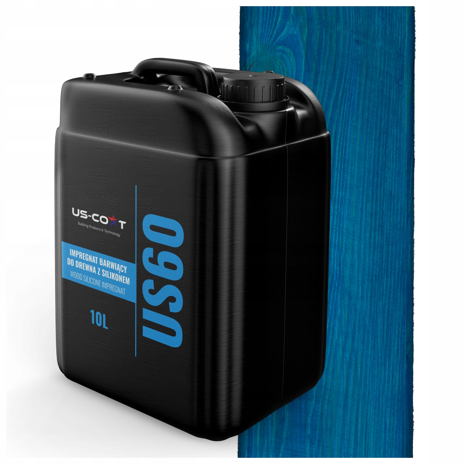 Barvící Impregnat Na Dřevo Se Silikonem 2v1 Altán Uv Barva Modrá 10L