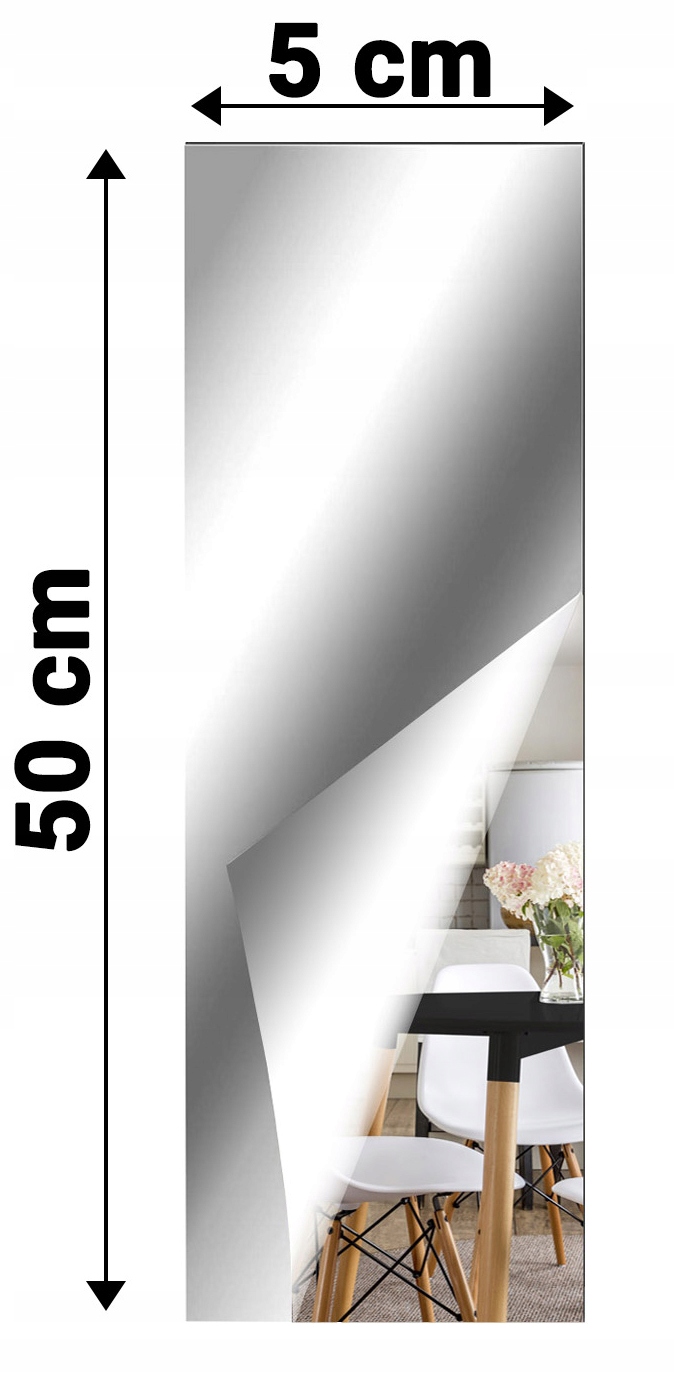 SAMOPRZYLEPNE NAKLEJKI LUSTRZANE LUSTRO NAKLEJANE PRZYKLEJANE PANELE ZESTAW Typ lustra ścienne