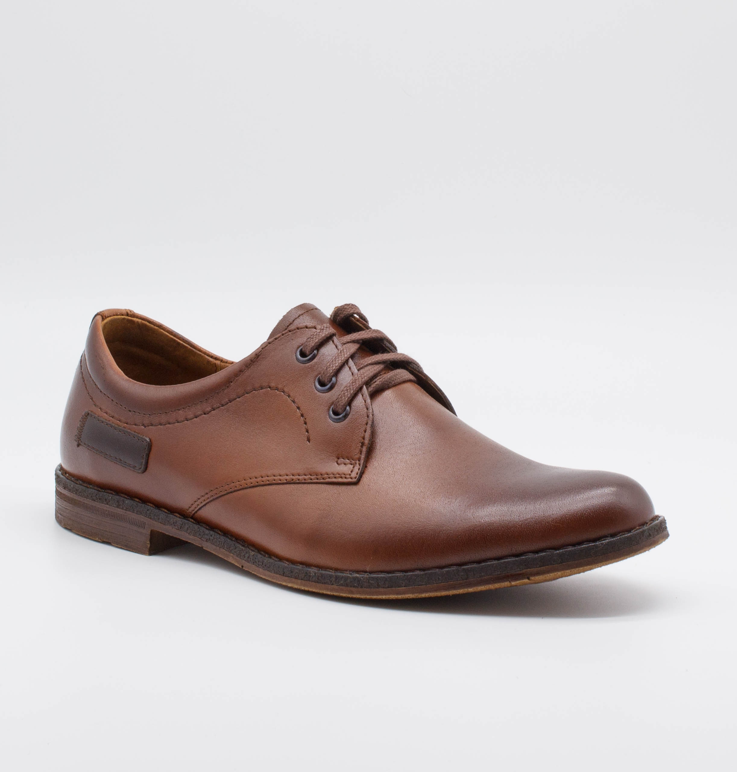 RAMZES WIZYTOWE BUTY SKÓRZANE POLSKIE 073 BRĄZ 41 Kod producenta 73