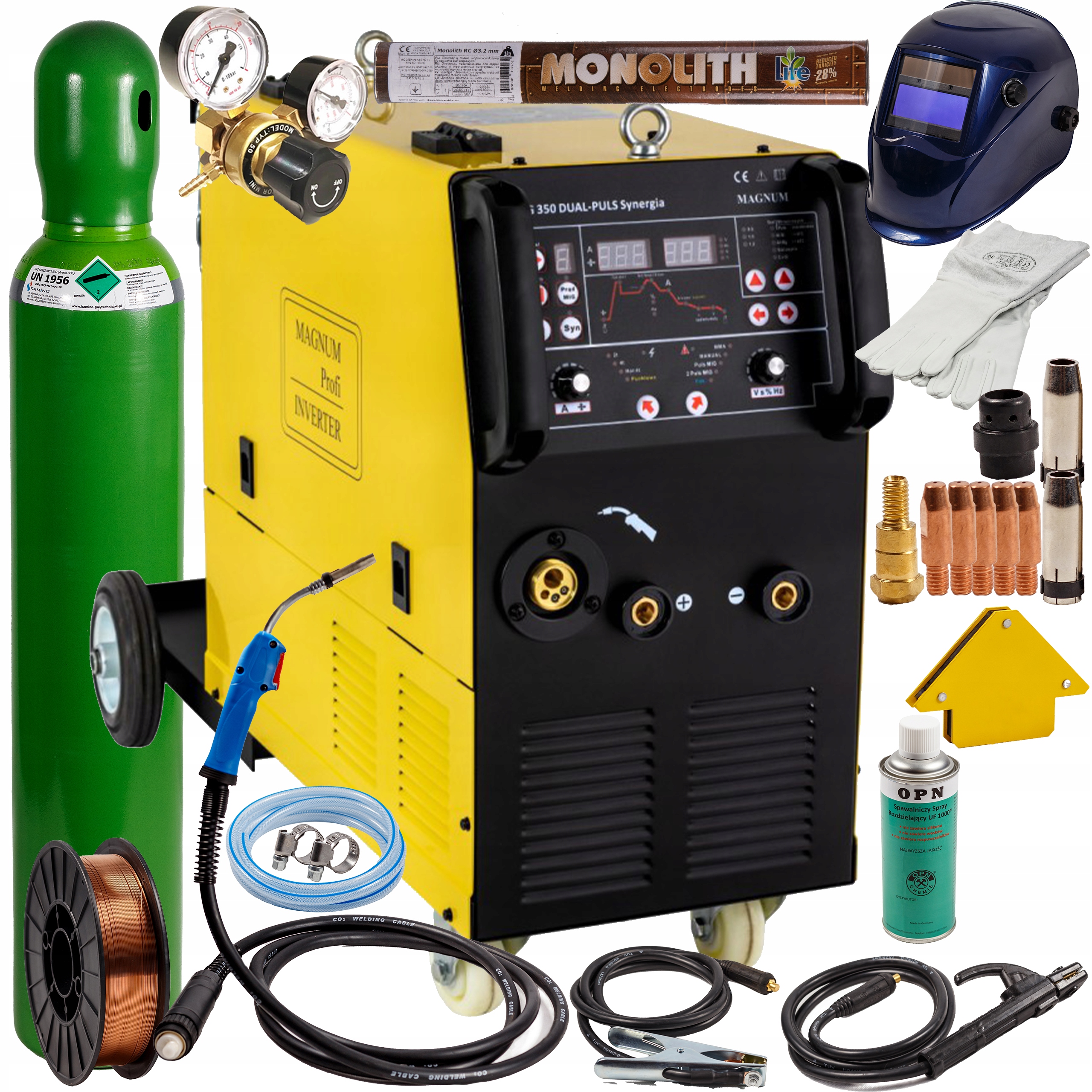 ЗВАРЮВАЛЬНИЙ АПАРАТ MIGOMAT MAGNUM MIG 350 350 DUAL PULS