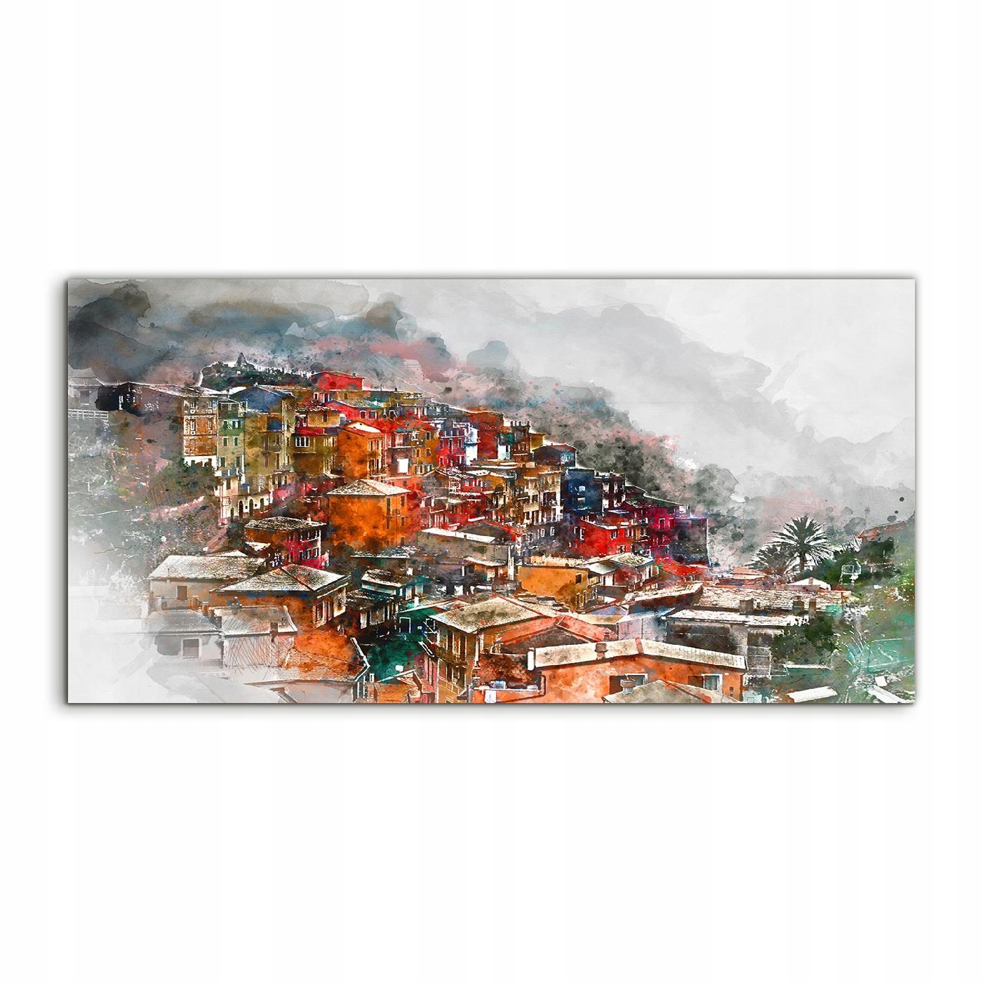 Akrylový fotoobraz 100 x 50 cm Manarola Dedina Mesto