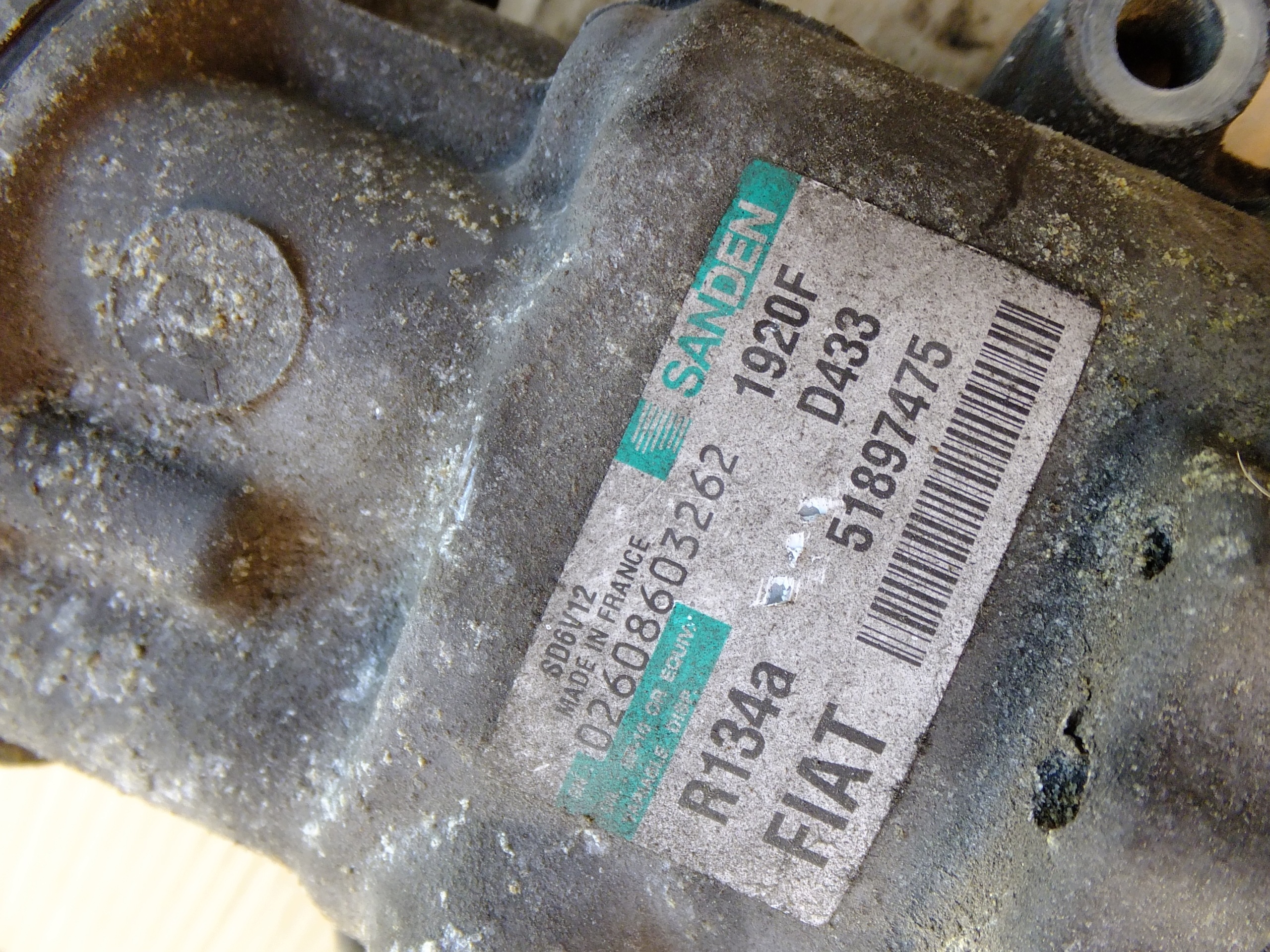 kompressor klimaanlage lancia delta III 1,6 M-jet 51897475