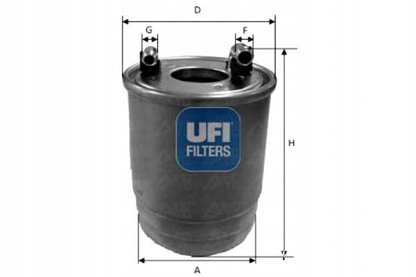 UFI ФИЛЬТР ТОПЛИВА DB W20400cdi 09-