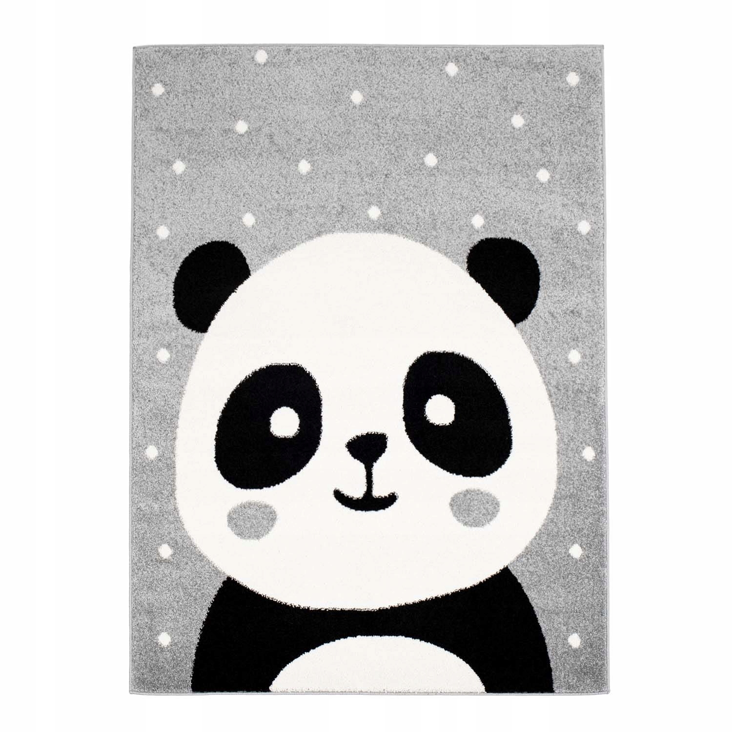 

Dywan dziecięcy Bubble Kids Panda Szary 80x150