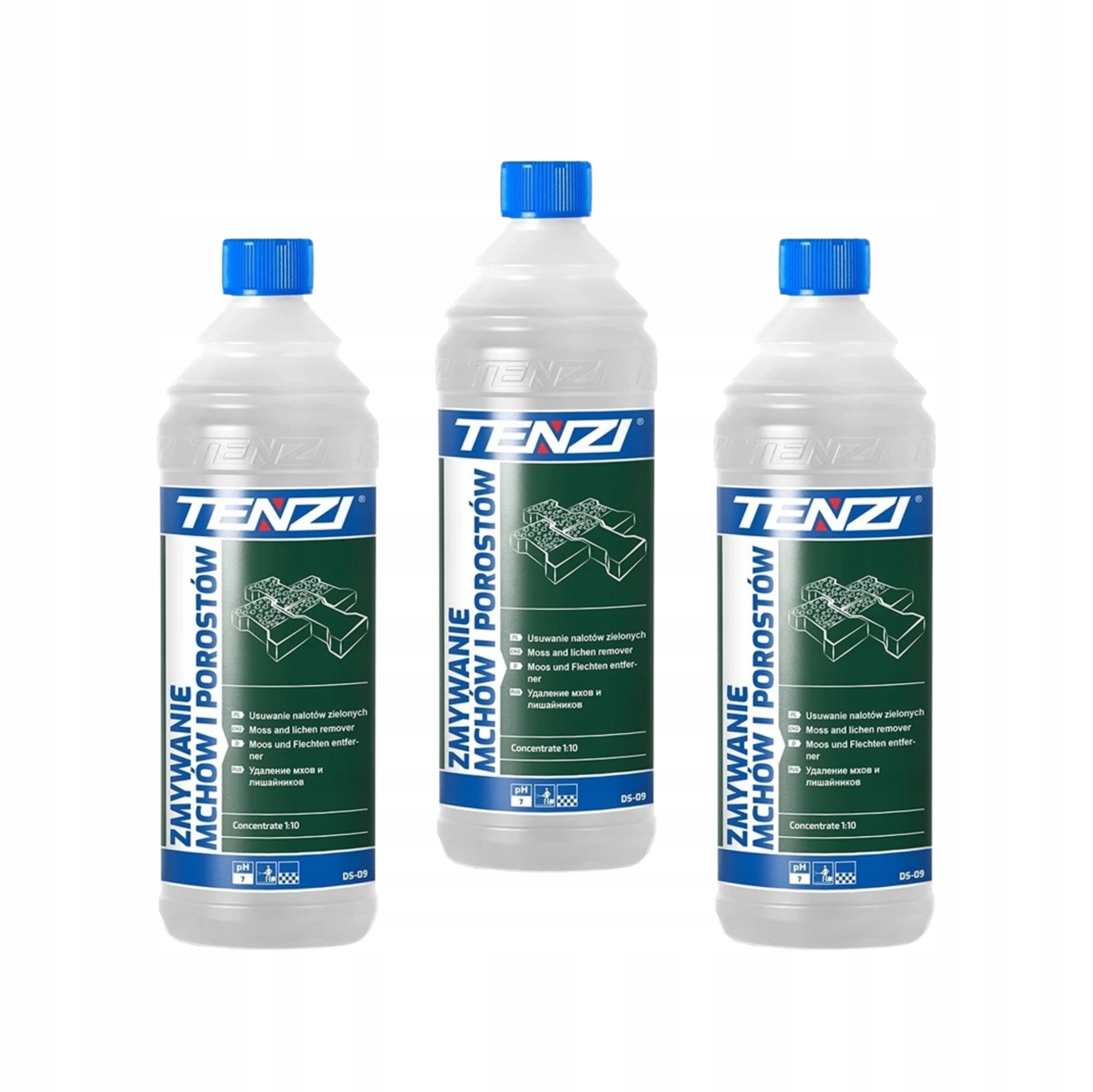 Levně Prostředek na mytí mechů a lišejníků Tenzi 1 litr 3 kusy