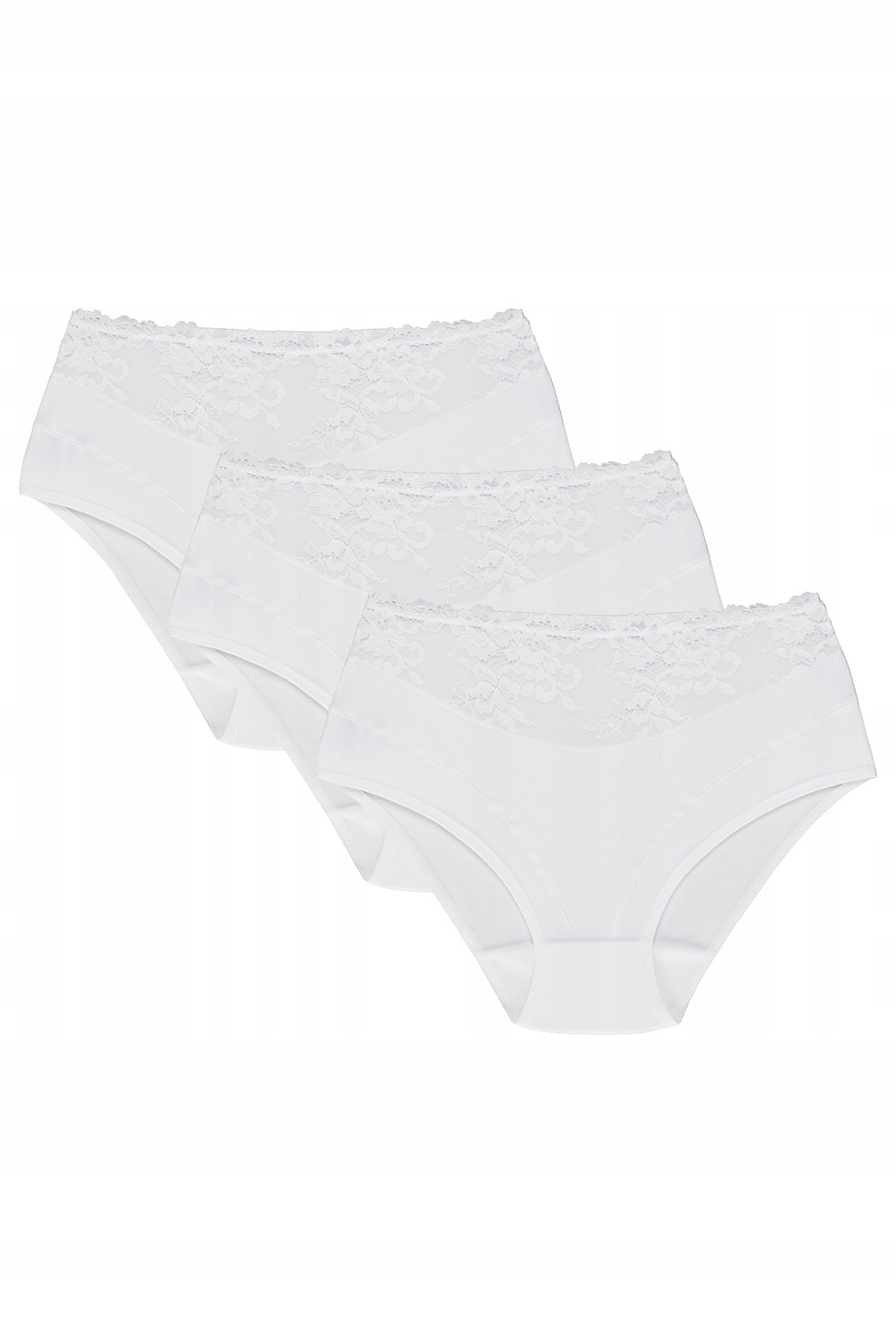 Wol-Bar Eco-Hi 3-pack bílý set Kalhotky Kalhotky XL