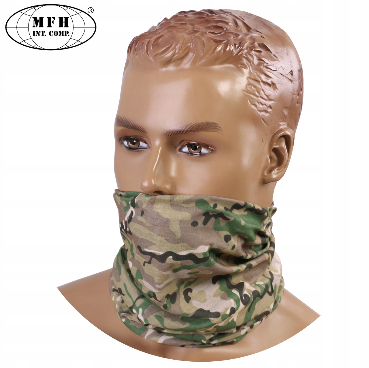 KOMIN BANDANA CHUSTA SZAL MFH MORO MC CAMO Materiał dominujący Poliester
