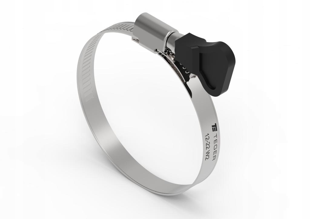 OPASKA ZACISKOWA Z POKRĘTŁEM 12-22 ŚLIMAKOWA TEGER