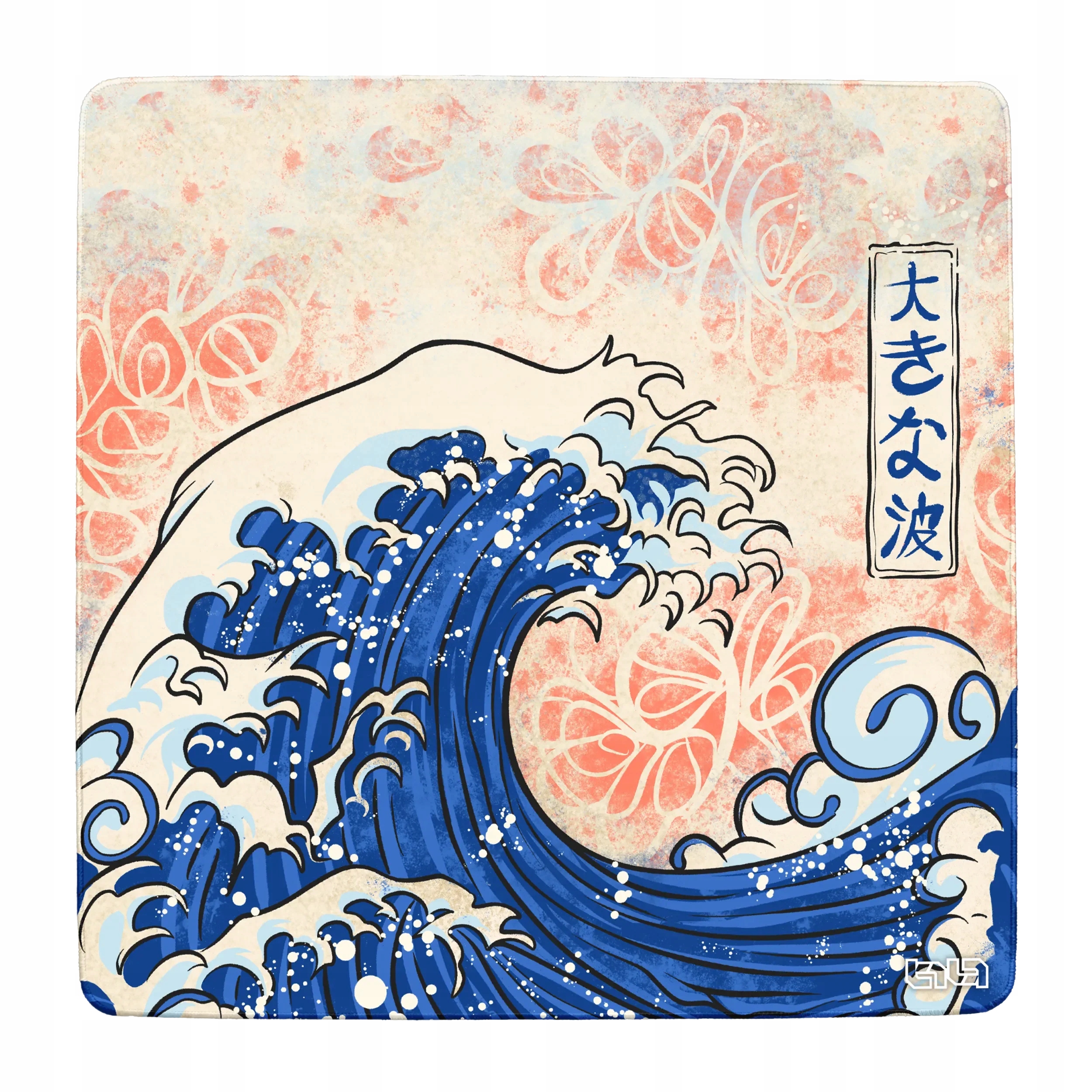 Mata Pod Krzesło Gamingowe Fala w Kanagawie 100x100 Tilt